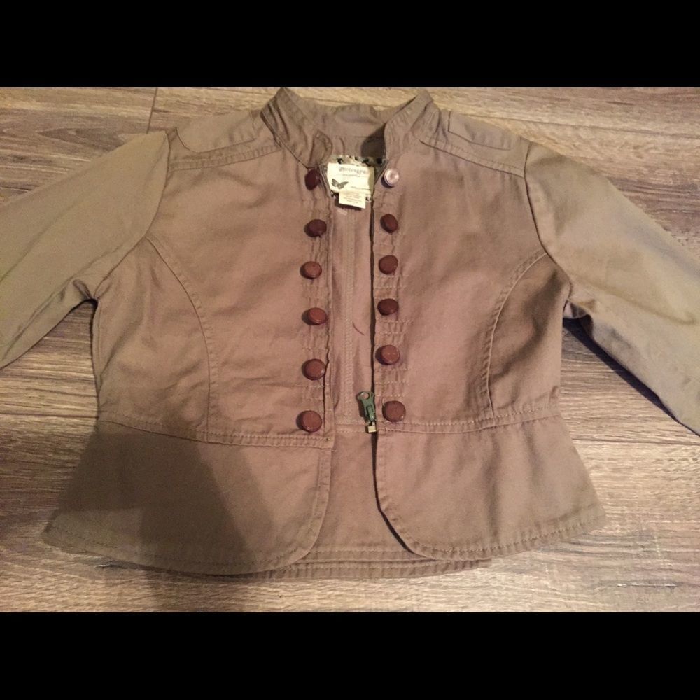 Prototype Brand‎ Army Style Jacket with double buttons Size Small